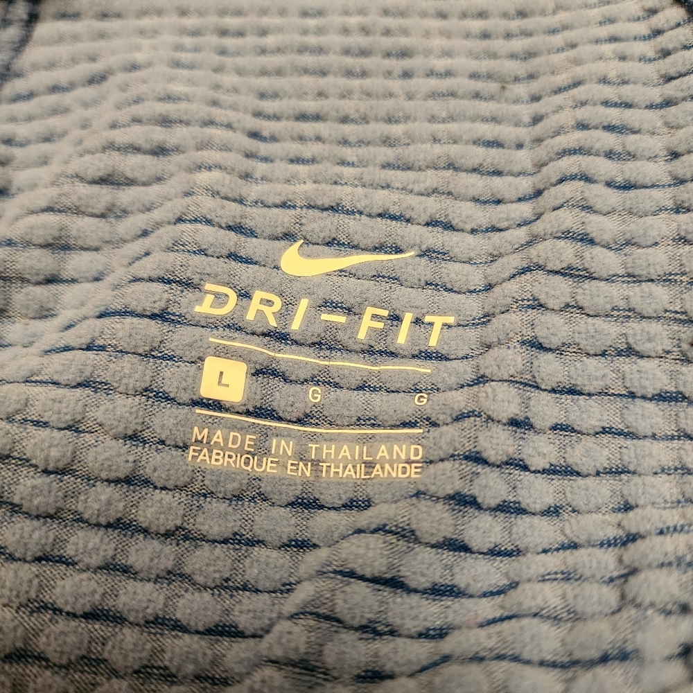 Nike Dri-Fit Women's Blue Quarter-Zip Top Size L - Picture 10 of 14